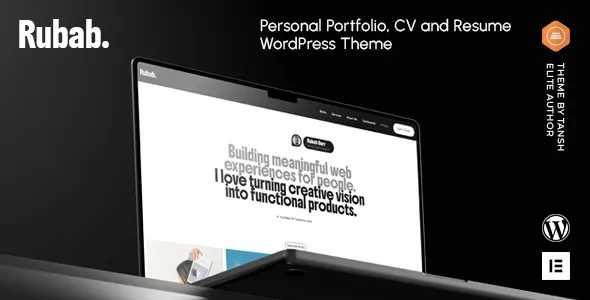 Rubab Personal Portfolio WordPress Theme