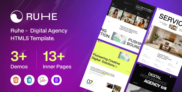 Ruhe Digital Agency WordPress Theme