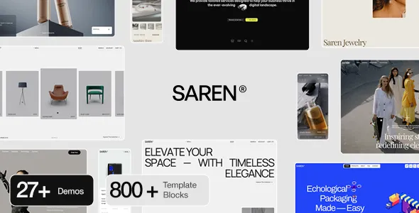 Saren MultiConcept WooCommerce WordPress Theme
