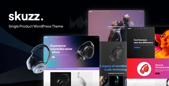 Skuzz Single Product WordPress Theme