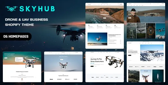 Skyhub - Drone & UAV Business Shopify Theme 1 Skyhub Drone UAV Business Shopify Theme