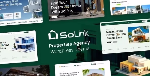 SoLink Properties Agency WordPress Theme