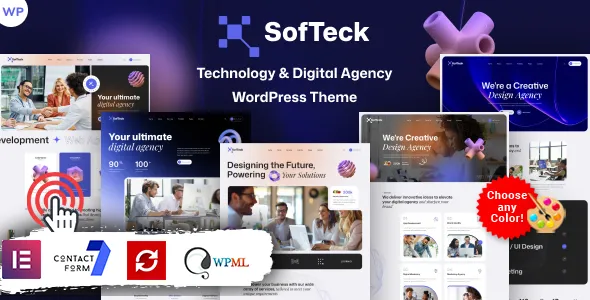 Softeck Technology & Digital Agency WordPress Theme