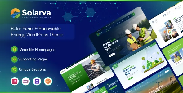 Solarva Ecology Solar Energy Theme