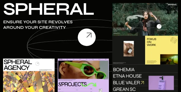 Spheral Creative Agency Portfolio WordPress Theme