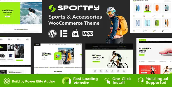 Sportfy Sports Store WooCommerce WordPress Theme