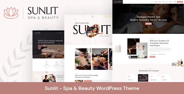 Sunlit Spa Beauty WordPress Theme