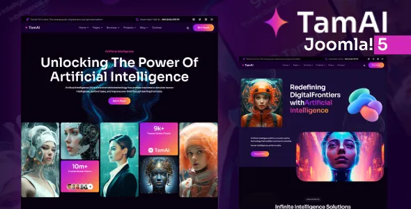 Tamai Creative Joomla 5 Template for Portfolios Agencies