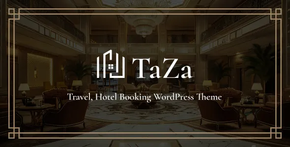 Taza Travel Hotel Booking WordPress Theme