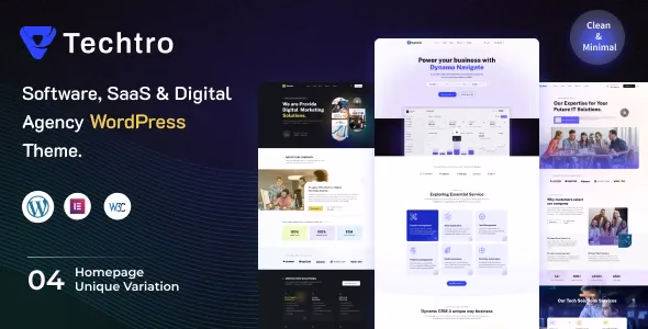 Techtro Software Digital Agency WordPress Theme