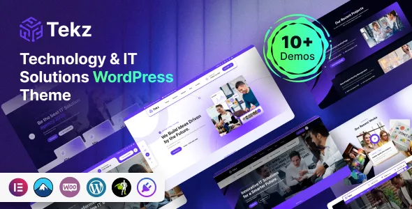 Tekz Technology & IT Solutions WordPress Theme