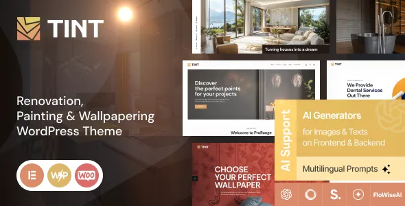Tint Renovation Painting Wallpapering WordPress Theme