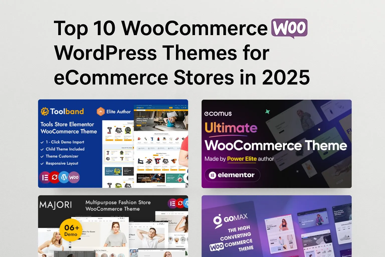 Top 10 WooCommerce WordPress Themes for eCommerce Stores in 2025