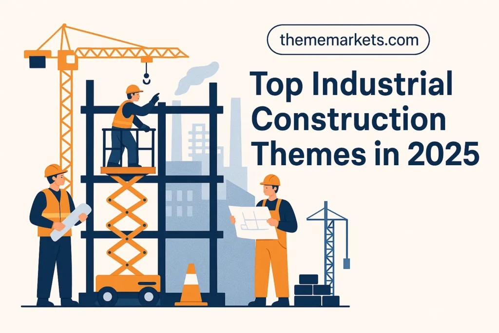 Top Industrial Construction Themes for Professional & High-Converting Websites in 2025