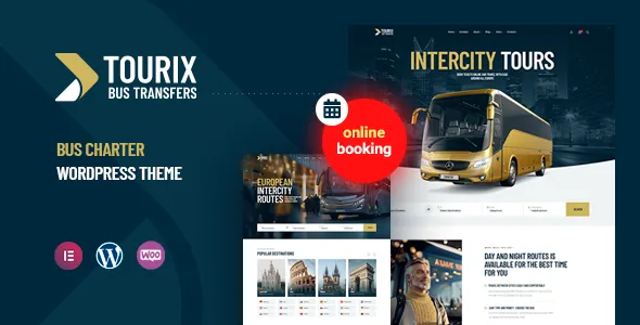 Tourix Bus Charter WordPress Theme