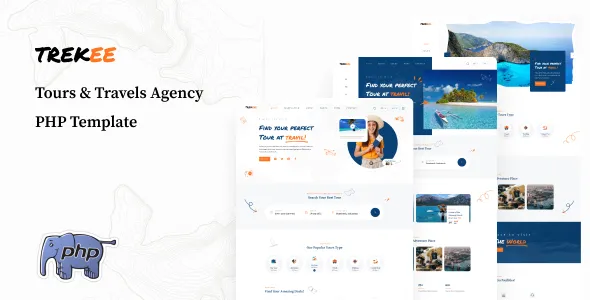 Trekeel Tours & Travels Agency XD Template
