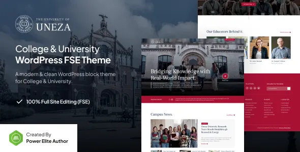 Uneza College & University FSE WordPress Theme