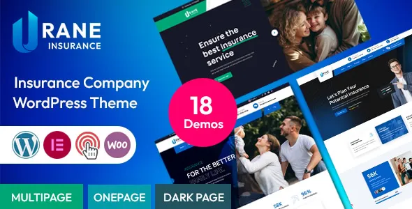 Urane Insurance WordPress Theme