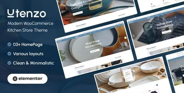 Utenzo Modern WooCommerce Kitchen Store Theme