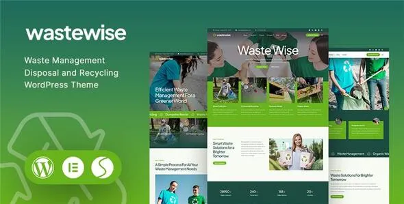 Wastewise Waste Management Disposal and Recycling WordPress Theme
