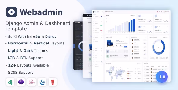 Webadmin Flask Admin Dashboard Template