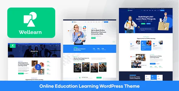 Wellearn Online Education Learning WordPress Theme
