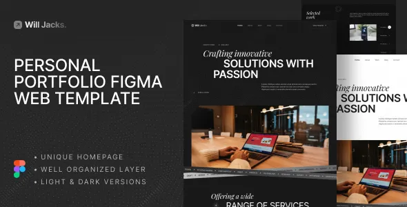 Will Jacks Personal Portfolio Figma Template