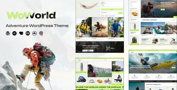 Woworld Hiking Adventure WordPress Theme