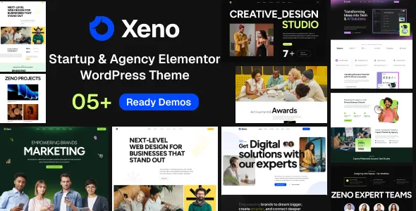 Xeno Startup & Agency Elementor WordPress Theme