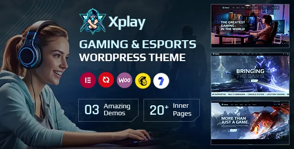 Xplay Gaming and eSports WordPress Theme
