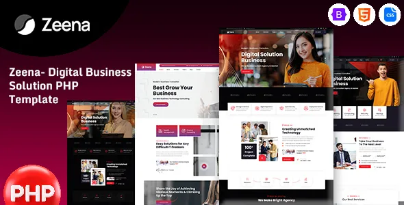 Zeena Digital Business Solution Laravel Template