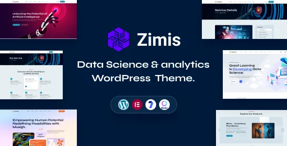 Zimis Data Science Analytics WordPress Theme