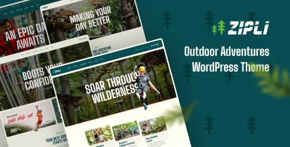 Zipli Outdoor Adventures WordPress Theme