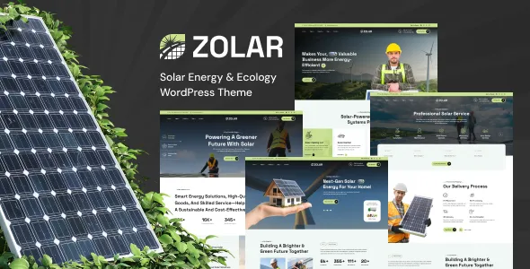 Zolar Solar Energy WordPress Theme