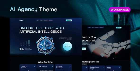 aiNexa AI Agency WordPress Theme