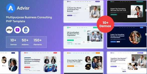 Advisr - PHP Multipurpose Business Consulting Template 1 Advisr - PHP Multipurpose Business Consulting Template