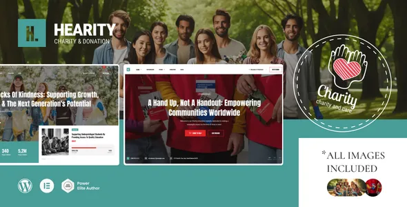 Hearity - Charity & Donation WordPress Theme 1 Hearity Charity Donation WordPress Theme