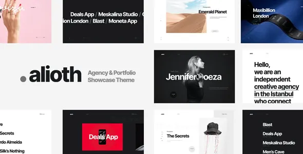 Alioth - Agency & Portfolio Showcase Theme 1 Alioth - Agency & Portfolio Showcase Theme
