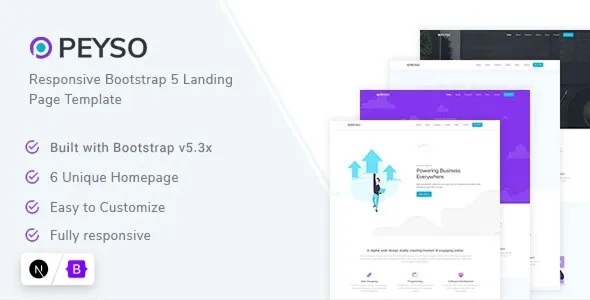 Peyso- Nextjs 15 Landing Page Template 1 Peyso- Nextjs 15 Landing Page Template