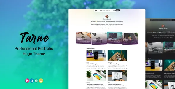 Tarne – Professional Portfolio Hugo Theme 1 Tarne – Professional Portfolio Hugo Theme