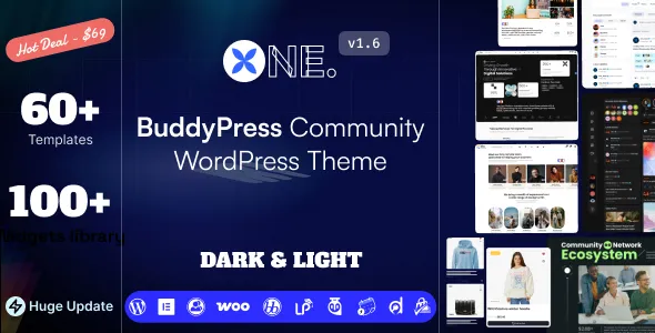 One – BuddyPress Theme for Membership & Community Sites 1 One – BuddyPress Theme for Membership & Community Sites