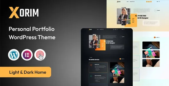 Xorim - Personal Portfolio WordPress Theme 1 Xorim - Personal Portfolio WordPress Theme