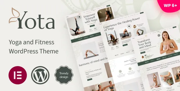 Yota - Yoga and Fitness WordPress Theme 1 Yota - Yoga and Fitness WordPress Theme