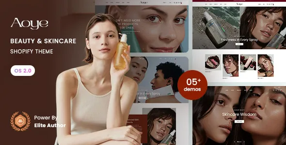 Aoye - Beauty & Skincare Shopify 2.0 Theme 1 Aoye - Beauty & Skincare Shopify 2.0 Theme