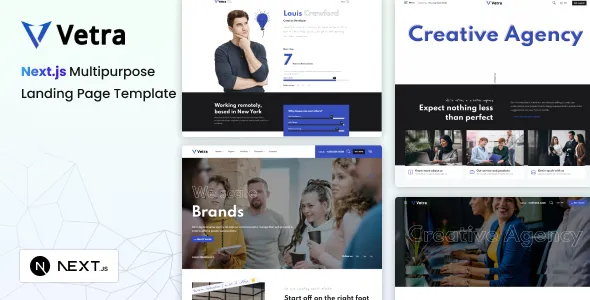 Vetra - Next.js Multipurpose Agency & Portfolio Template 1 Vetra - Next.js Multipurpose Agency & Portfolio Template