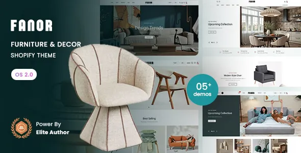 Fanor - Furniture & Decor Shopify 2.0 Theme 1 Fanor - Furniture & Decor Shopify 2.0 Theme