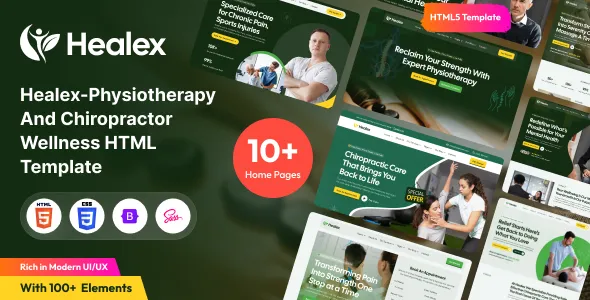 Healex - Physiotherapy & Chiropractor Wellness HTML Template 1 Healex - Physiotherapy & Chiropractor Wellness HTML Template