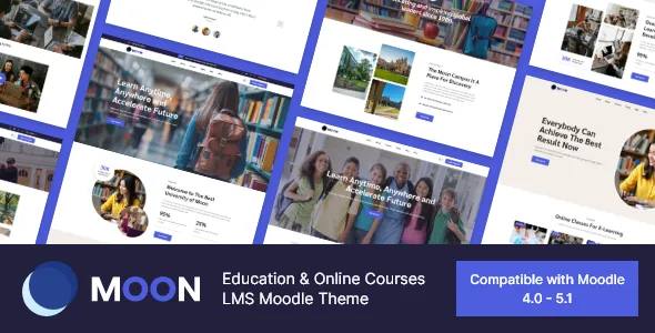 Moon - Education & Online Courses LMS Moodle Theme 1 Moon - Education & Online Courses LMS Moodle Theme