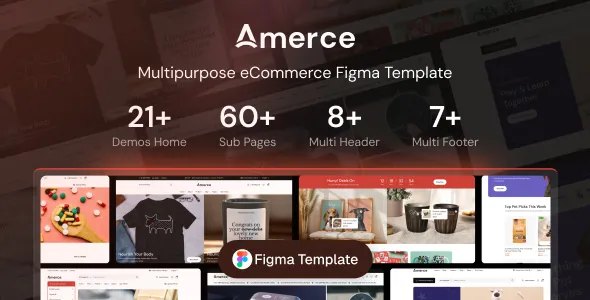 Amerce - Multipurpose eCommerce Figma Template Figma Template 1 Amerce - Multipurpose eCommerce Figma Template Figma Template
