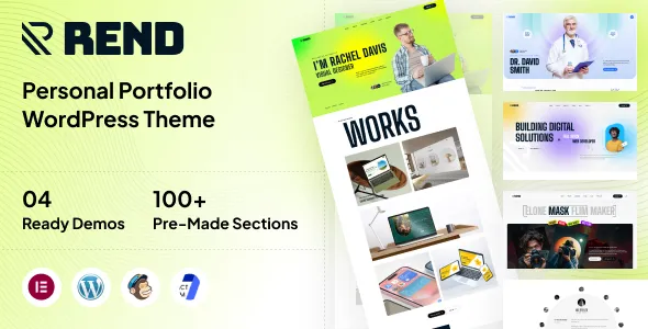 Rend – Personal Portfolio WordPress Theme 1 Rend – Personal Portfolio WordPress Theme